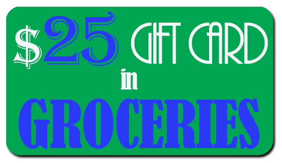 Sponsor a $25 Grocery Gift Card