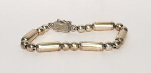 Sterling Silver Bracelet with box and safety clasp
